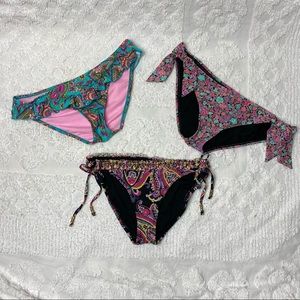 Bikini Bathing Suit Bottoms Bundle - Medium